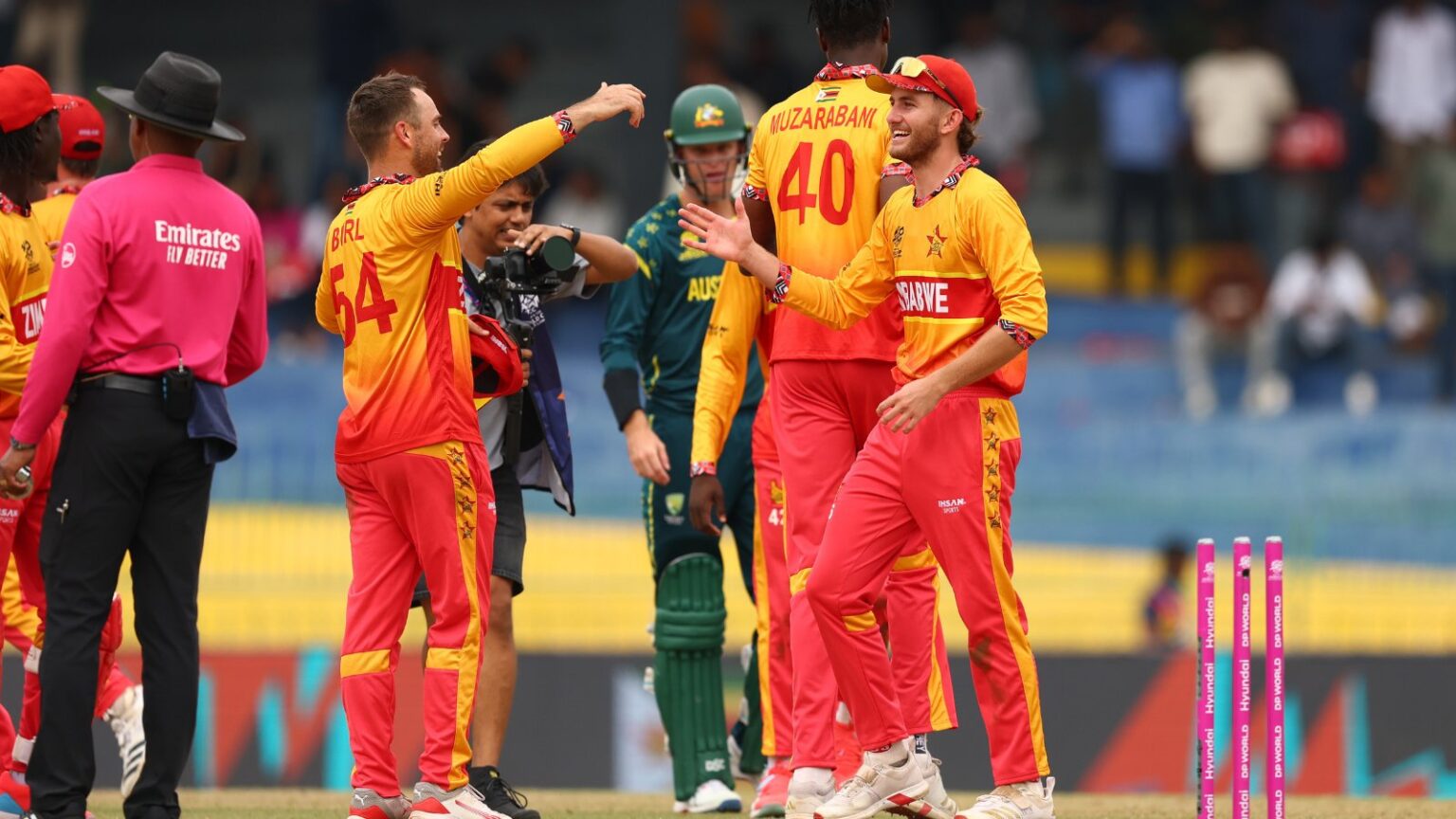 Zimbabwe beat Australia