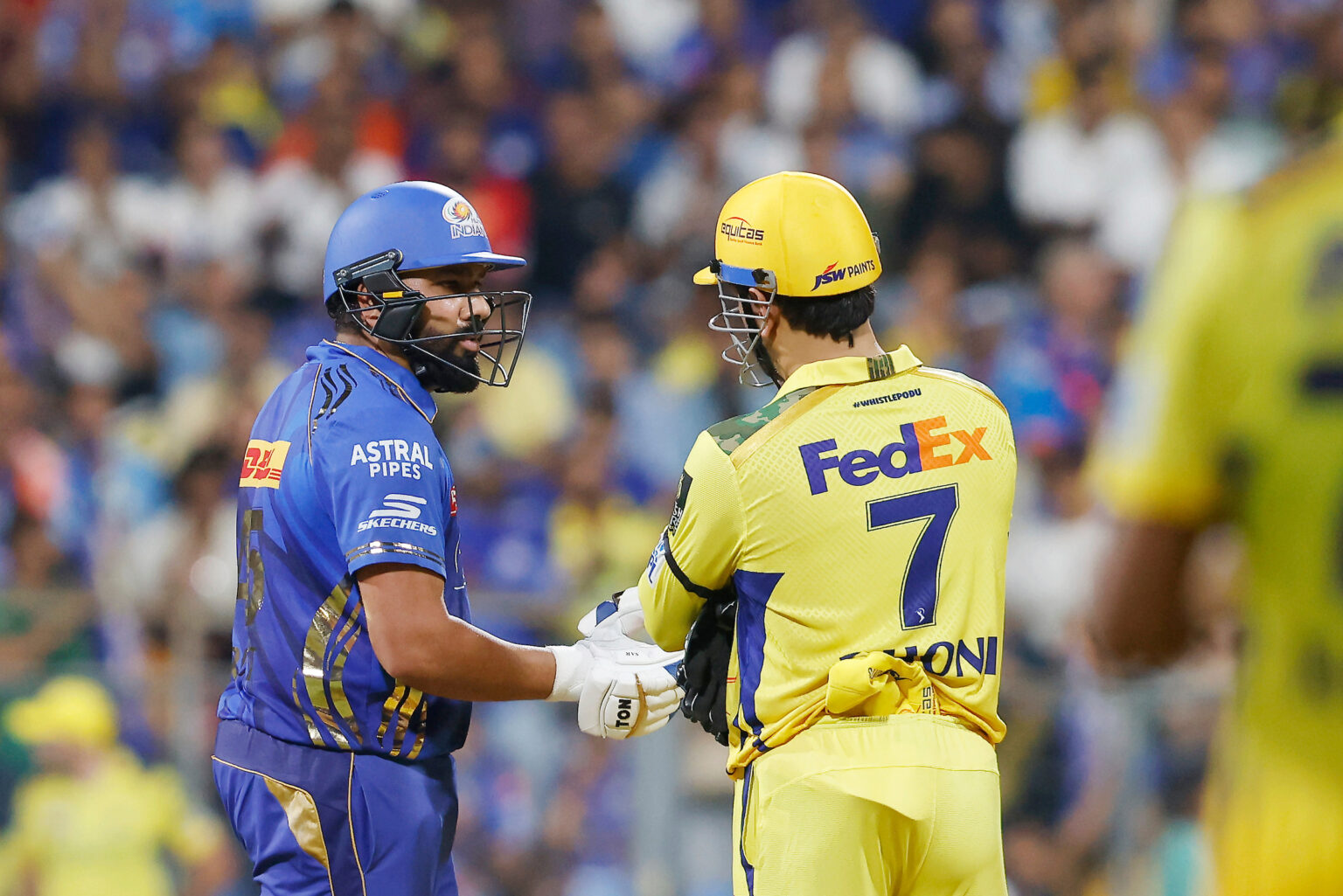 Rohit Sharma and MS Dhoni