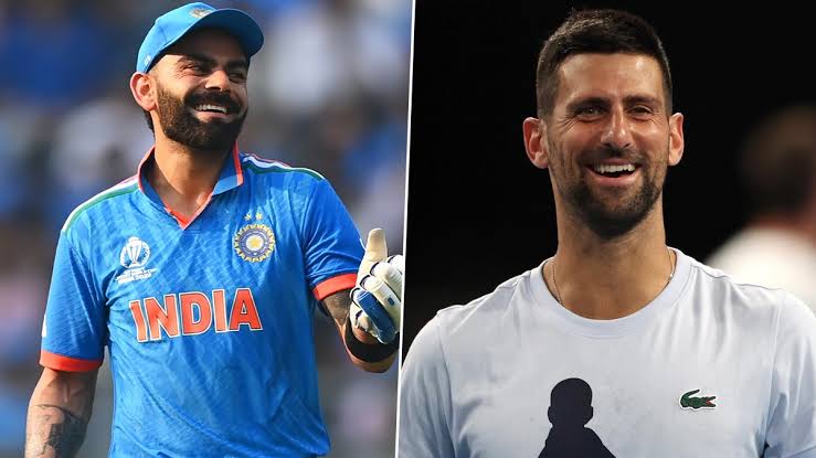 Virat Kohli and Novak Djokovic