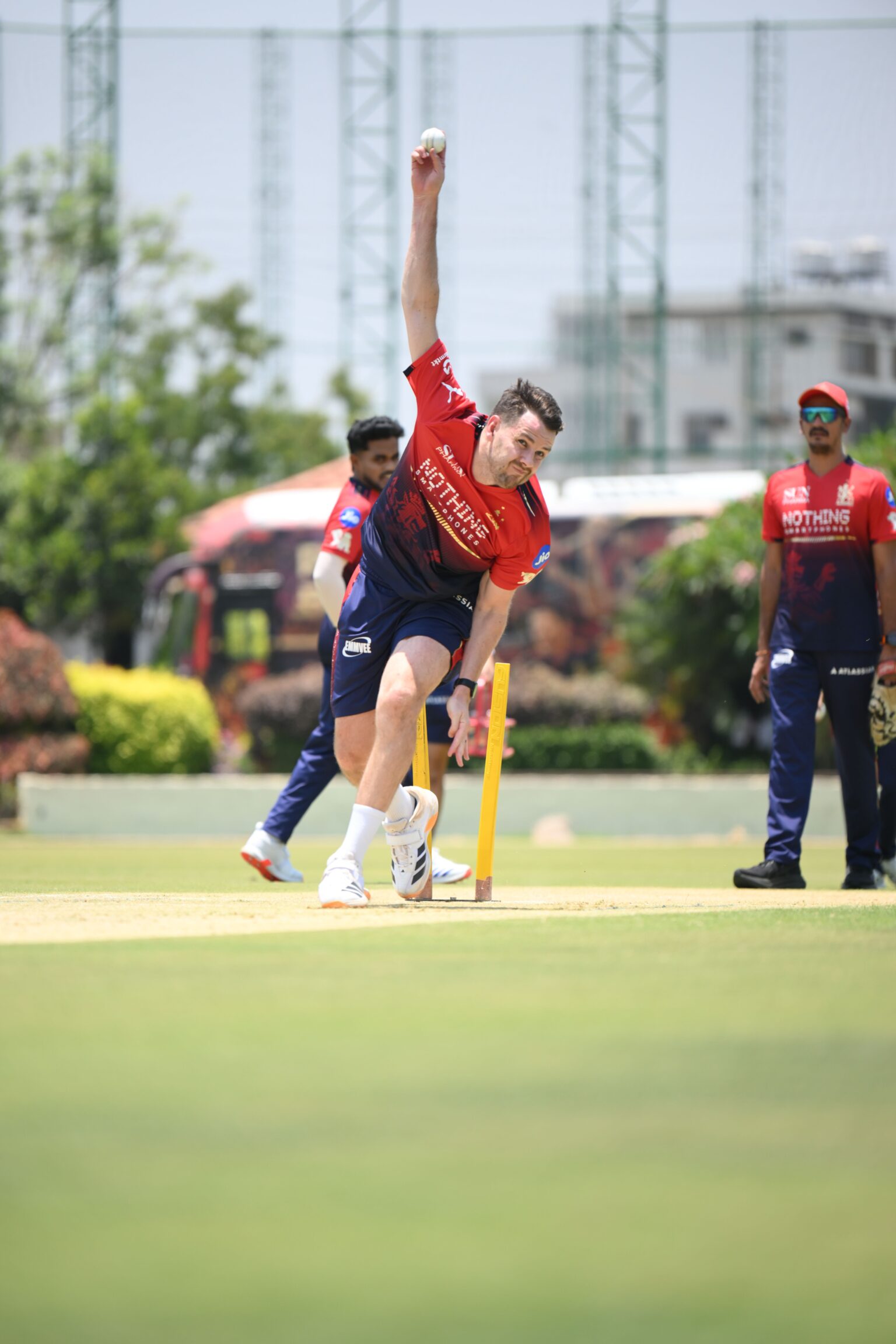 Shane Duffy with Omkar Salvi