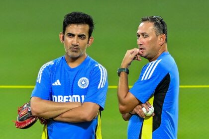 Gautam Gambhir With Ajit Agarkar